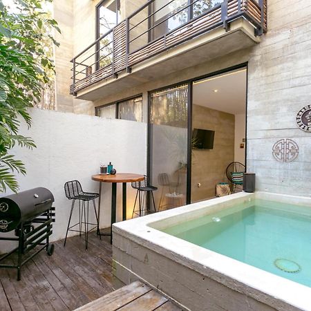 Apartment With Private Plunge Pool At Madara Tulum Earth 1 Exteriör bild